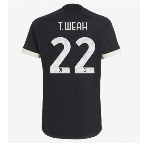 Pánský Fotbalový dres Juventus Timothy Weah #22 2023-24 Třetí Krátký Rukáv